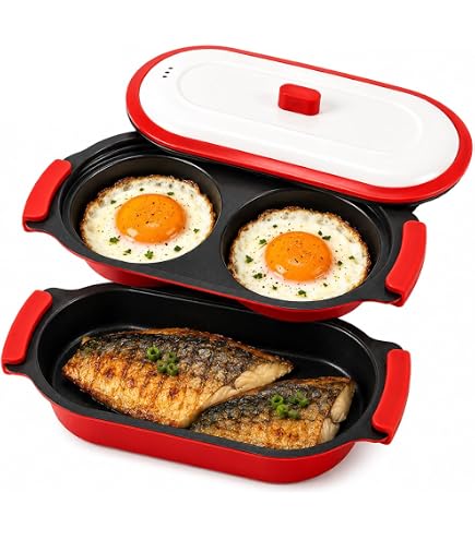 Amazon | Tupperware マイクロプログリル - 屋内グリル 電子レンジで